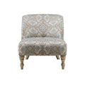 Accent Chair Multicolor Polyester