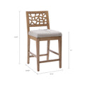 Barstool Light Grey Polyester