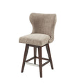 Only Supportbuyer Hancock Swivel Counter Stool Camel Solid Wood