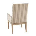 High Back Dining Armchair Set Of 2 Natural Polyester