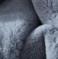 Cassilda Luxury Chinchilla Faux Fur Throw Blanket 50
