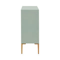 Curry 2 Door Accent Chest Mint Wood