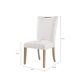 Braiden Dining Chair Set Of 2 Natural Polyester