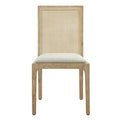 Dining Chair Set Of 2 Natural Polyester