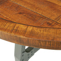 Lancaster Round Dining Gathering Table Walnut Solid Wood