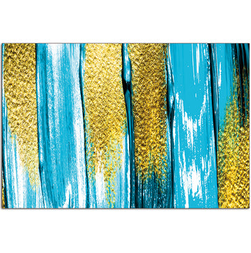 Oppidan Home "Abstract Waterfall" 32"H X 48"W Multicolor Acrylic