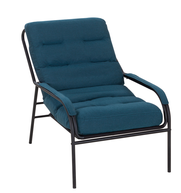 Lounge Recliner Chair Leisure chair Studio Chairs Iron turquoise-foam-metal
