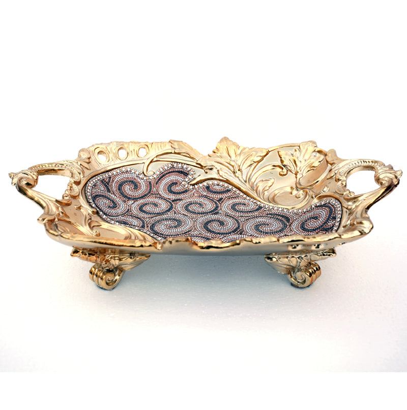 Ambrose Chrome Plated Crystal Embellished Ceramic gold-ceramic