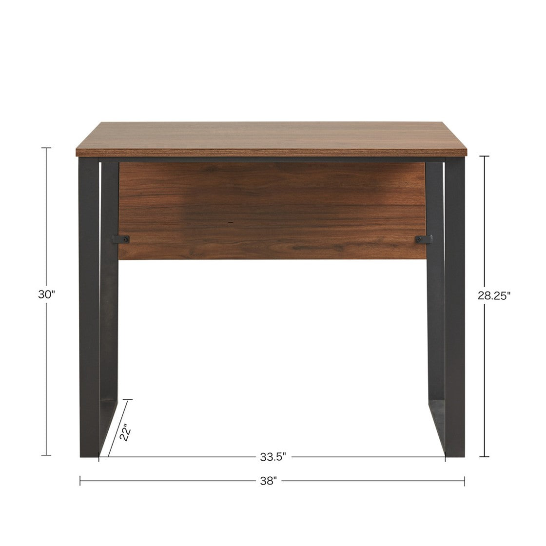 Carlyle Desk Dark Coffee Mdf