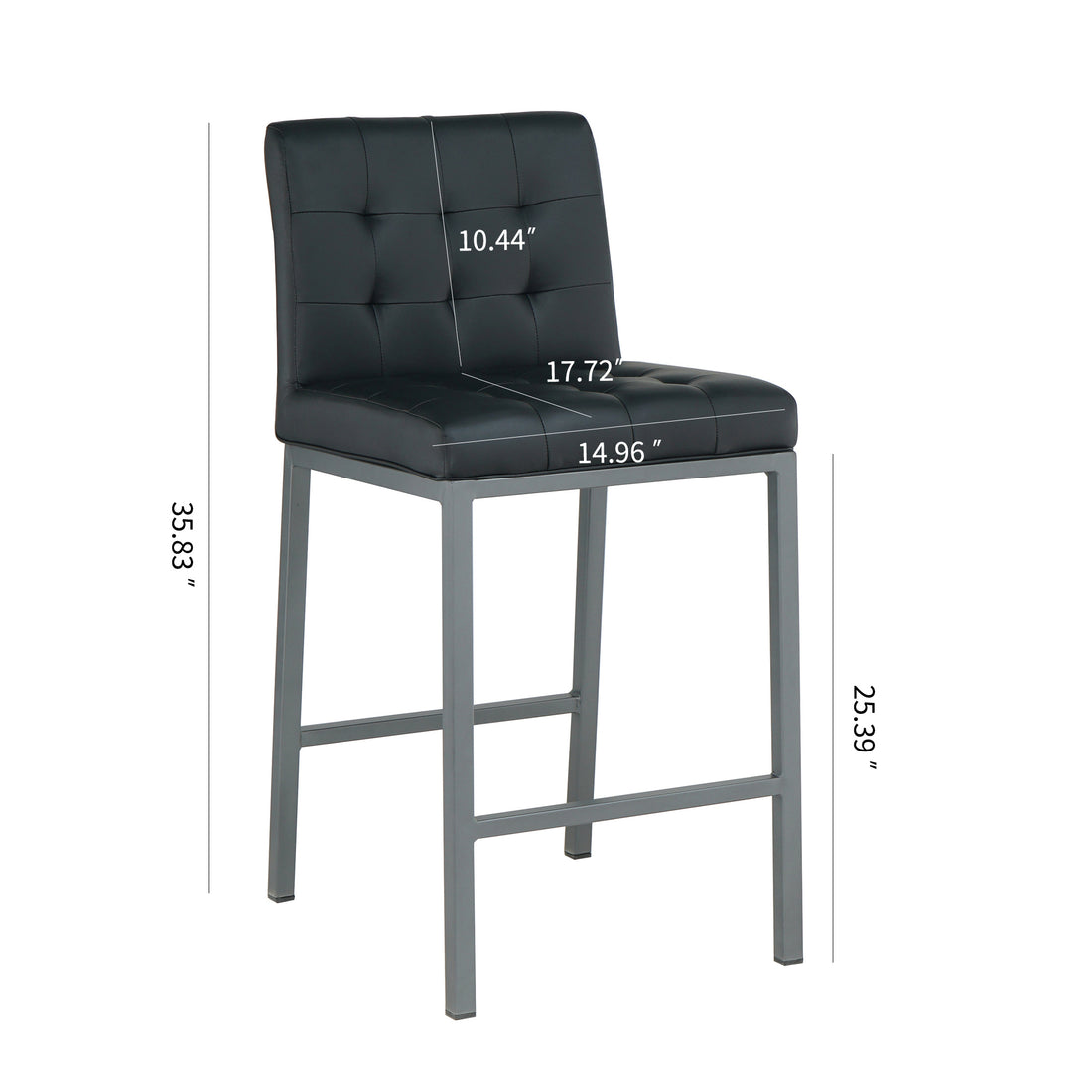 Cheap Modern Design High Counter Stool Metal Legs