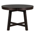 Farmhouse Round Extendable Dining Table With 16