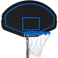 16FT Trampoline for Adults & Kids with Basketball blue-metal