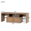 Tv Stand,Two doors of Tv cabinet,Adjustable 2