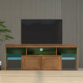 Tv Stand,Two doors of Tv cabinet,Adjustable 2