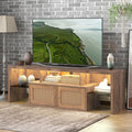 Tv Stand,Two doors of Tv cabinet,Adjustable 2