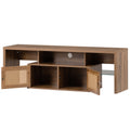 Tv Stand,Two doors of Tv cabinet,Adjustable 2