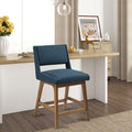 Counter Stool Navy Polyester