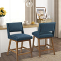 Counter Stool Navy Polyester