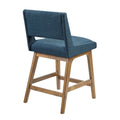 Counter Stool Navy Polyester