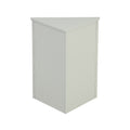 Grey Triangle Bathroom Storage Cabinet With Adjustable Shelves, Freestanding Floor Cabinet For Home Kitchen Grey Mdf