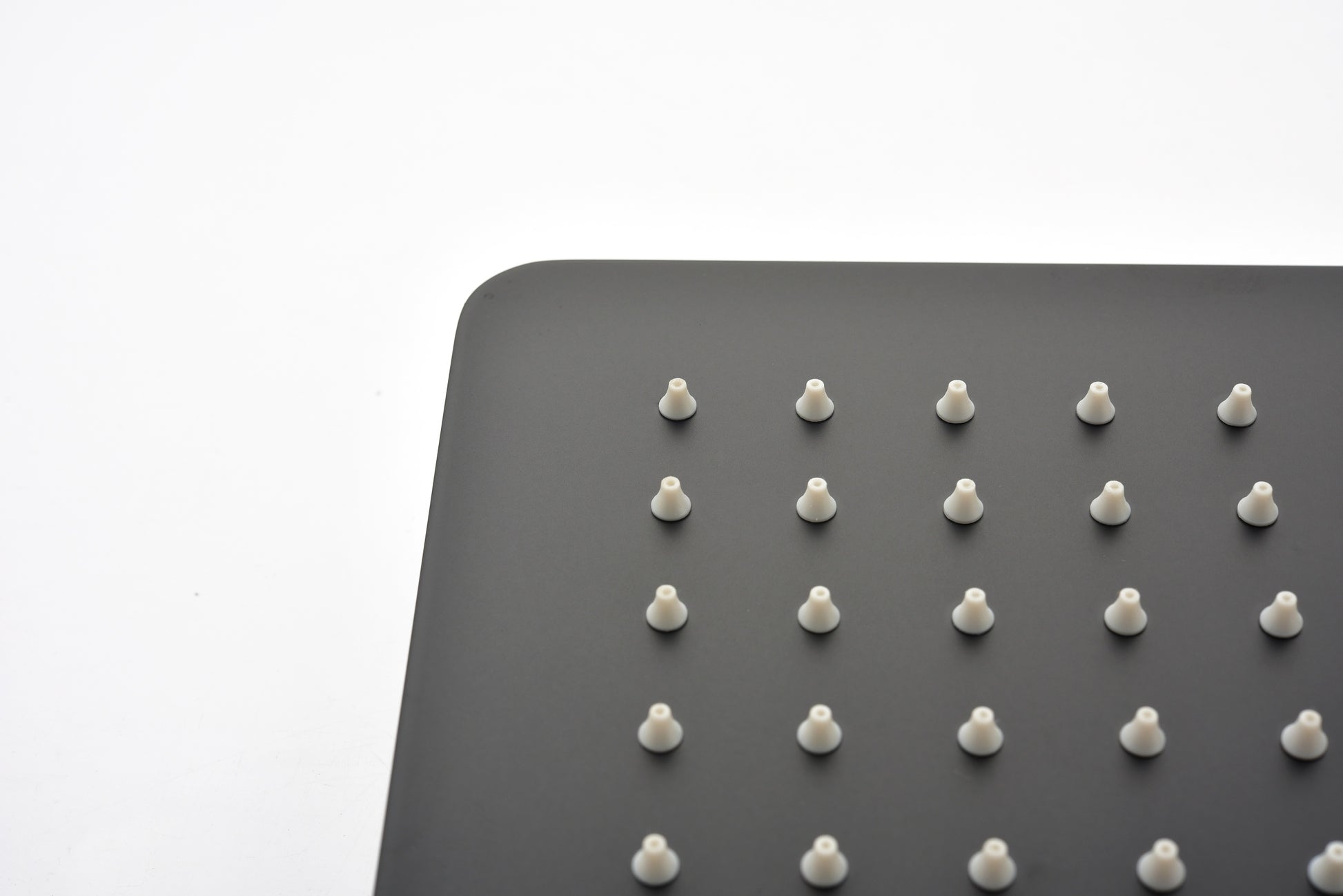 Ceiling Mounted Shower System Combo Set With Handheld And 16"Shower Head Matte Black Brass