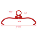 Skidding Tongs With Ring 32Inch Red Carbon Steel