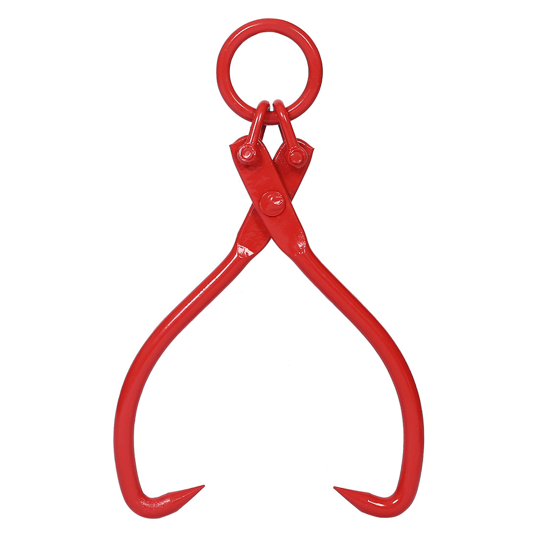 Skidding Tongs With Ring 32Inch Red Carbon Steel