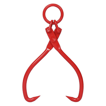 Skidding Tongs With Ring 32Inch Red Carbon Steel