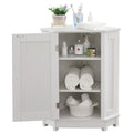 White Bathroom Cabinet Triangle Corner Storage