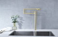 Pot Filler Faucet With Extension Shank Gold Brass