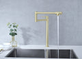 Pot Filler Faucet With Extension Shank Gold Brass