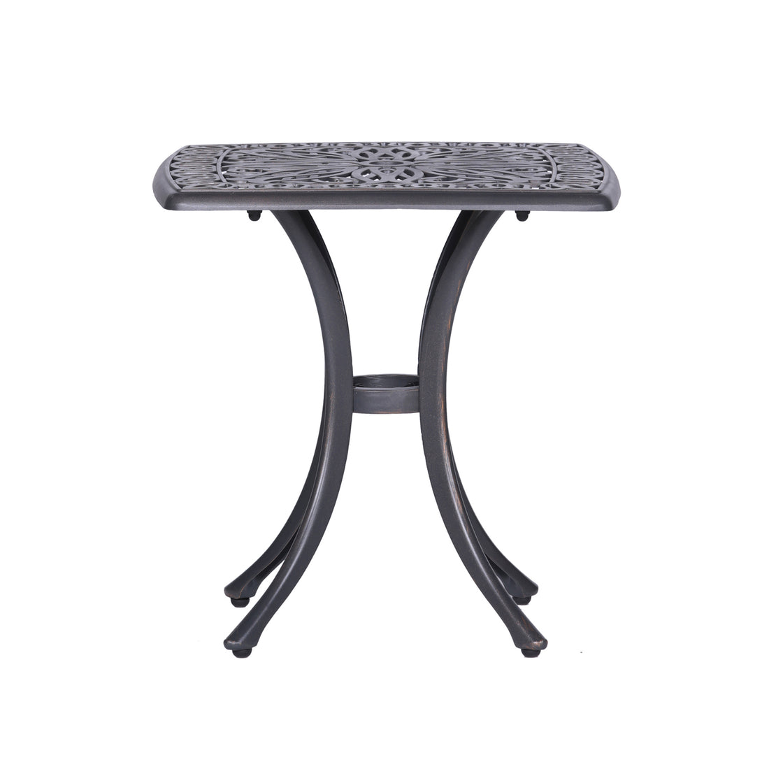 End Table - Gunmetal Aluminum