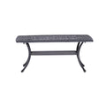 Coffee Table - Gunmetal Aluminum