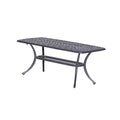 Coffee Table - Gunmetal Aluminum