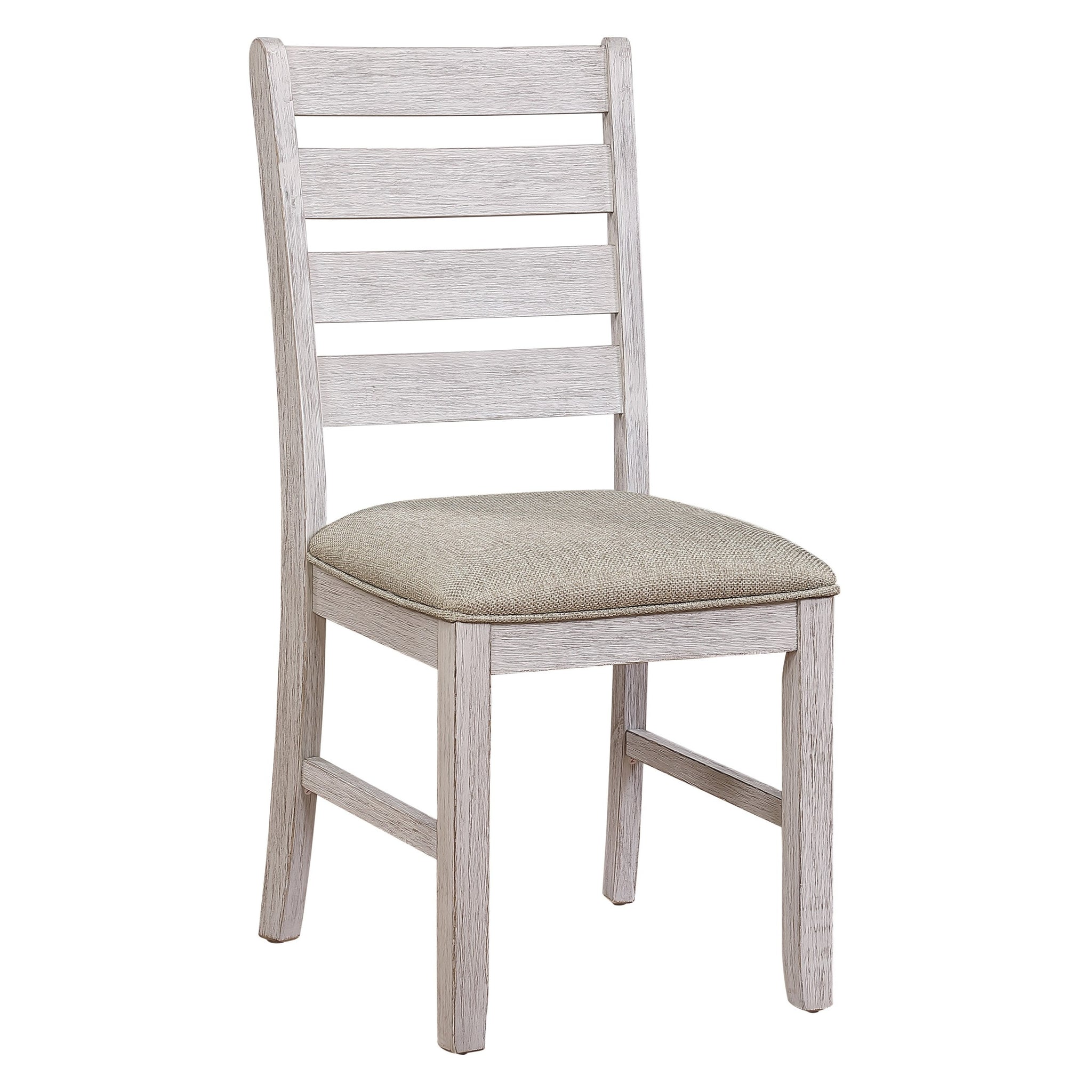 Casual Dining Room Side Chairs 2pc Set Grayish White