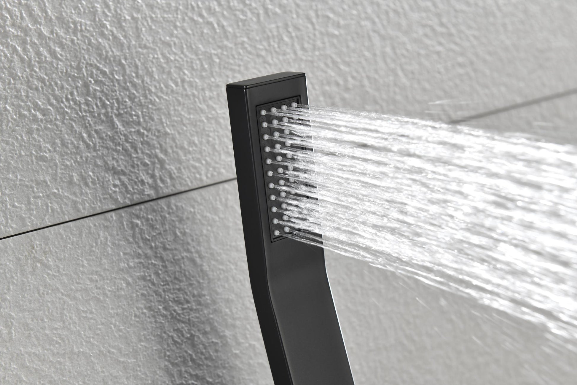 12" Rain Shower Head Systems Wall Mounted Shower Matte Black Brass