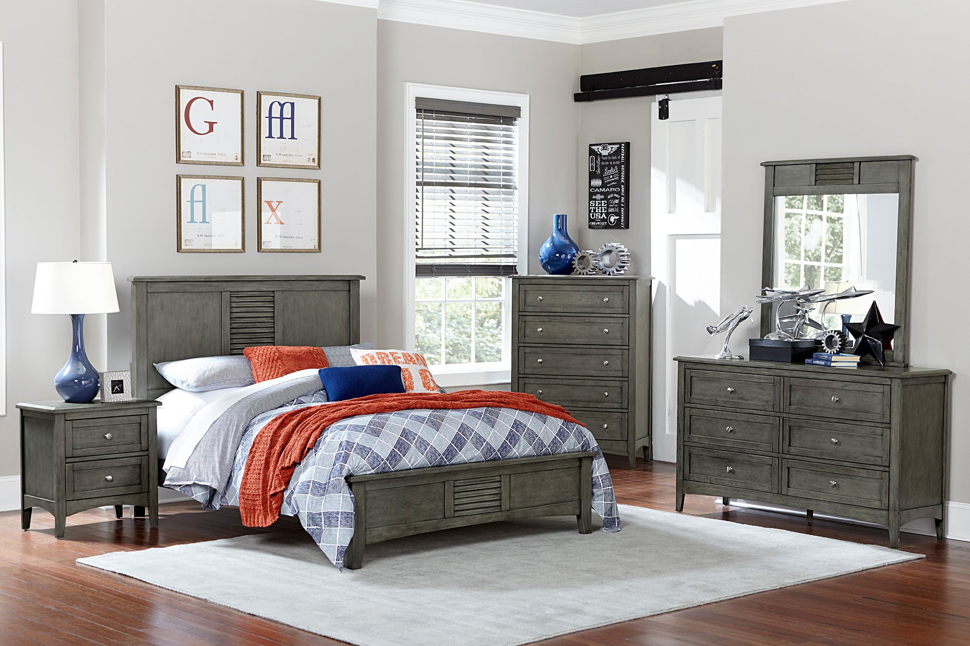 cool grey dresser Brindle 6 Drawer Dresser, Cool Gray, by Hillsdale Living Essentials