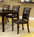 Transitional Dining Room Side Chairs Set Of 2 Chairs Only Dark Cherry Espresso Paddedseat Cherry Espresso Dining Room Contemporary,Modern Dining Chairs Solid Back Solid Wood