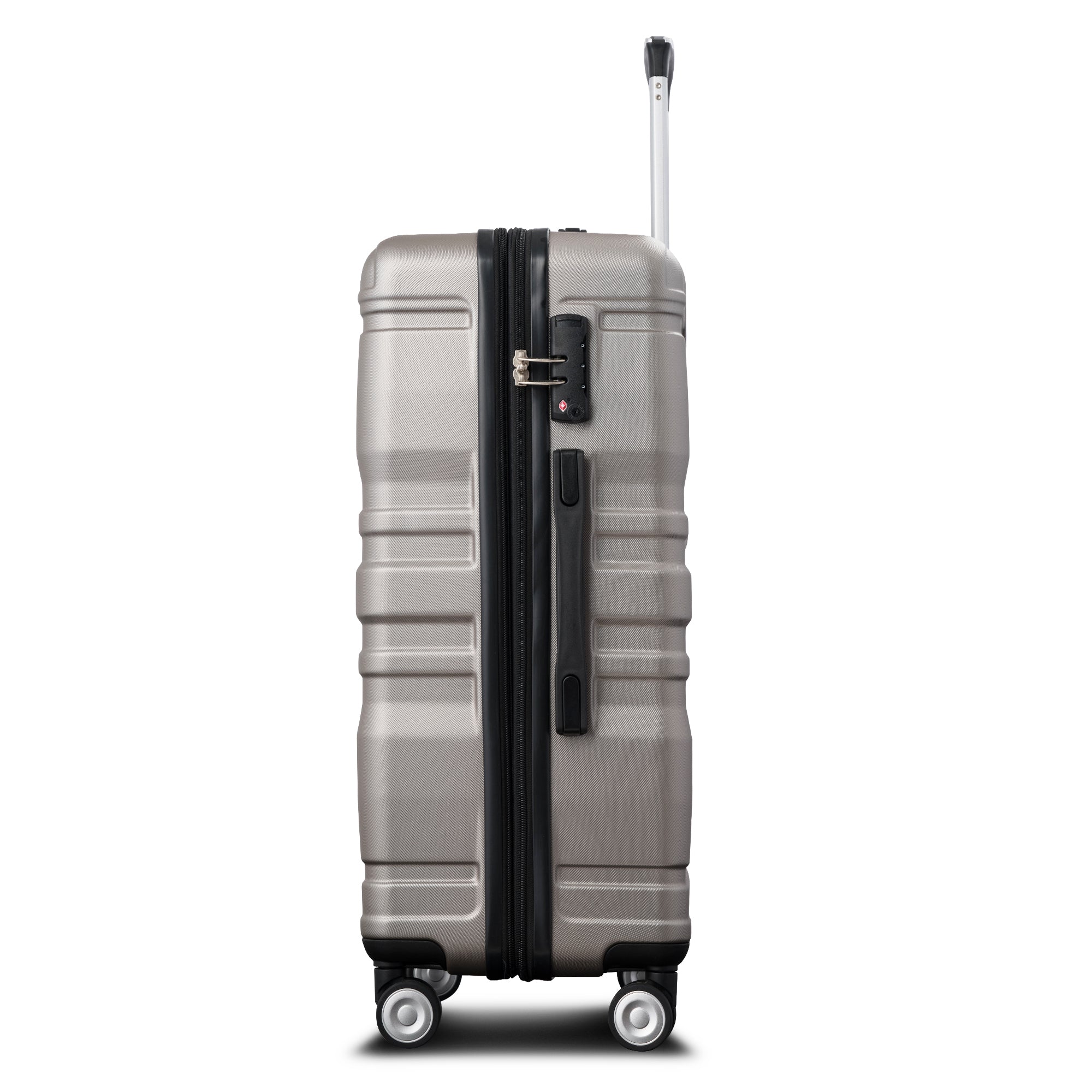 Luggage Sets Model Expandable ABS Hardshell 3pcs gray-abs