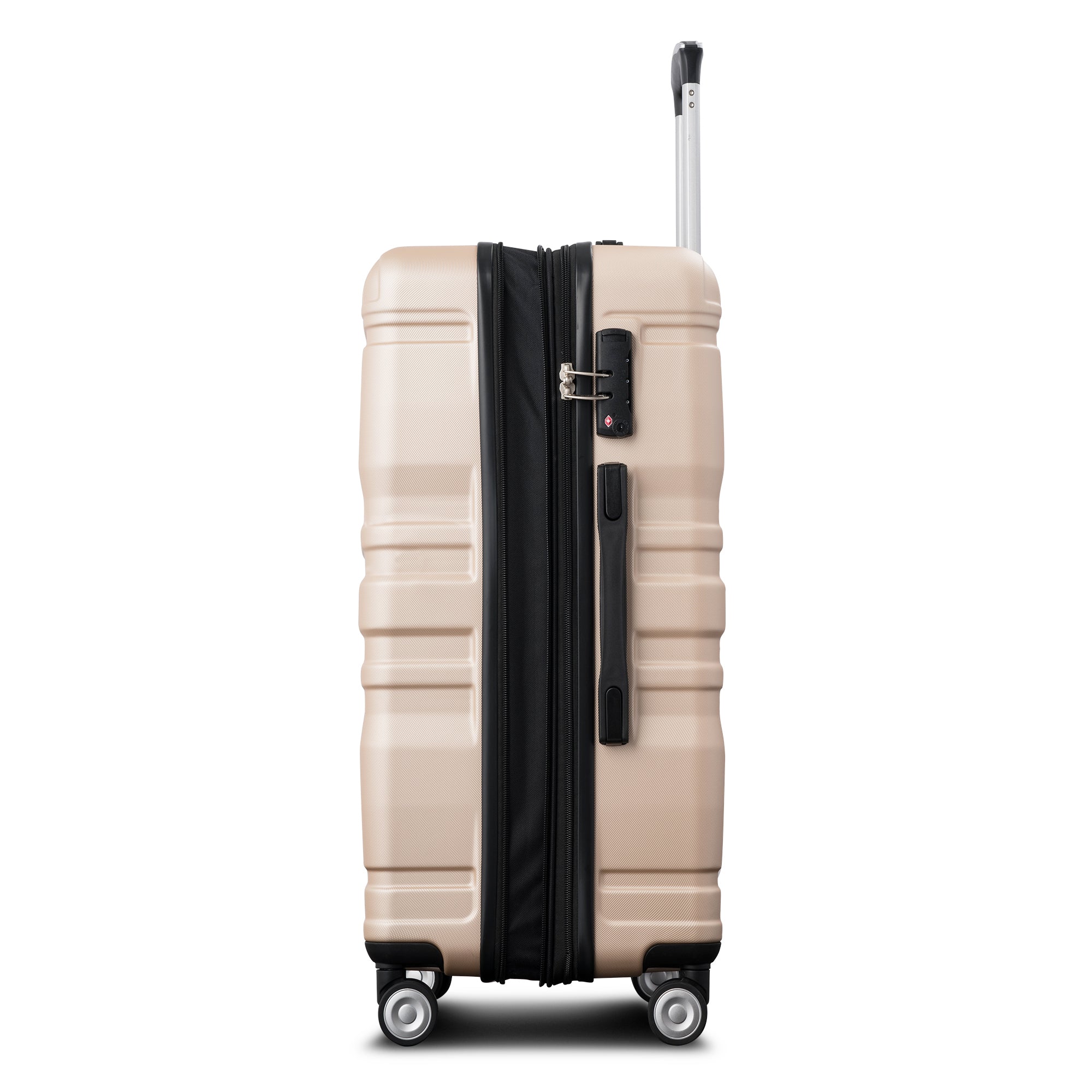 Luggage Sets Model Expandable ABS Hardshell 3pcs champagne-abs