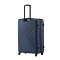 3 Piece Luggage Sets Abs Lightweight Suitcase With Two Hooks, Spinner Wheels, Tsa Lock, 20 24 28 Navy Navy Abs