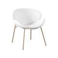 2 Chair 1 Carton Modern Lounge Chair, Teddy Velvet Cover, For Bedroom Vanity Chair For Home Office Dining 6 Colors White Velvet