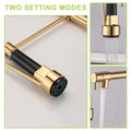 Commercial Pull Down Kitchen Sink Faucet Single Handle Modern Kitchen Faucets Polished Golden Stainless Steel