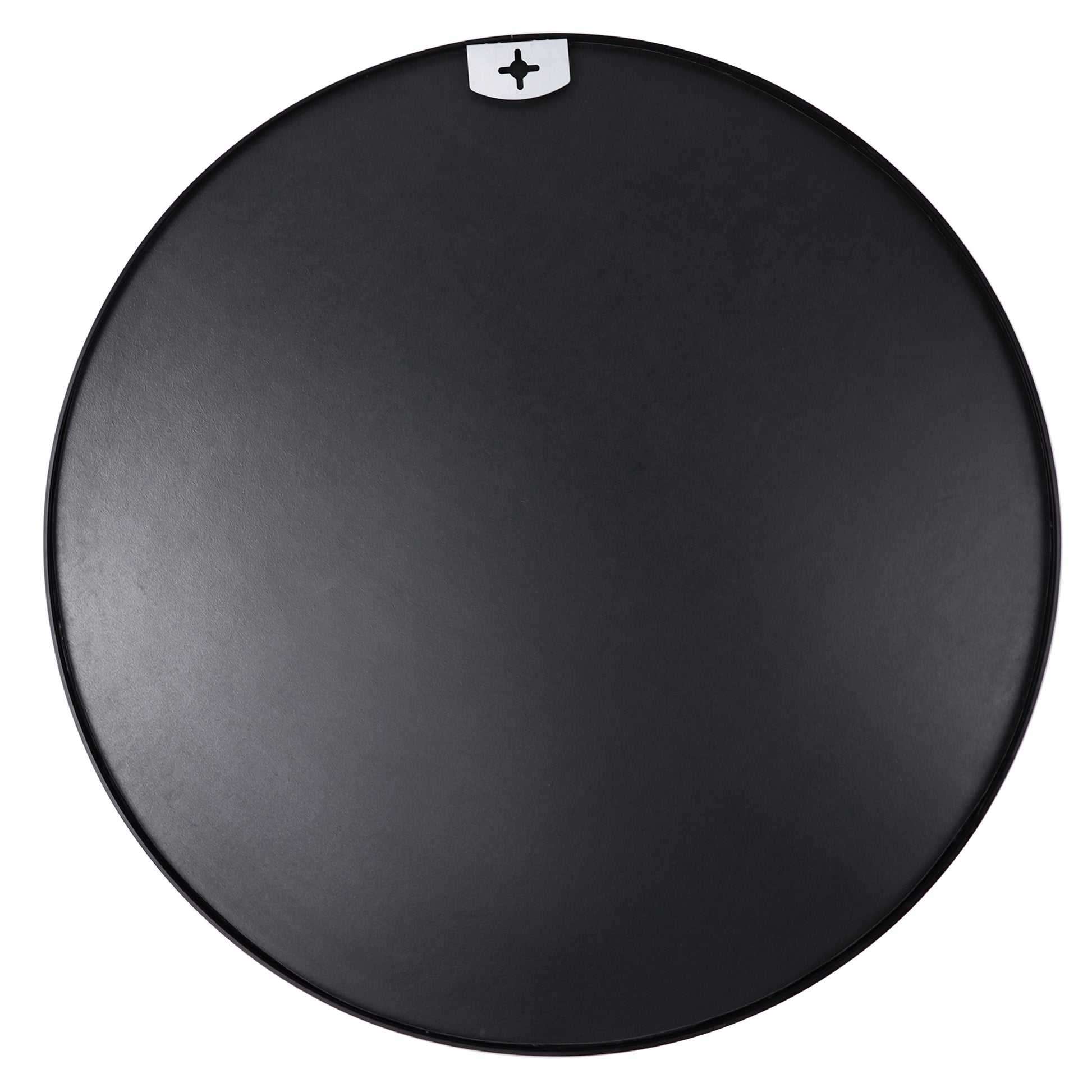 Black 24 Inch Metal Round Bathroom Mirror Black Classic Mdf Aluminium