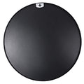 Black 32 In Metal Round Mirror Black Classic,Modern Mdf Glass Aluminium