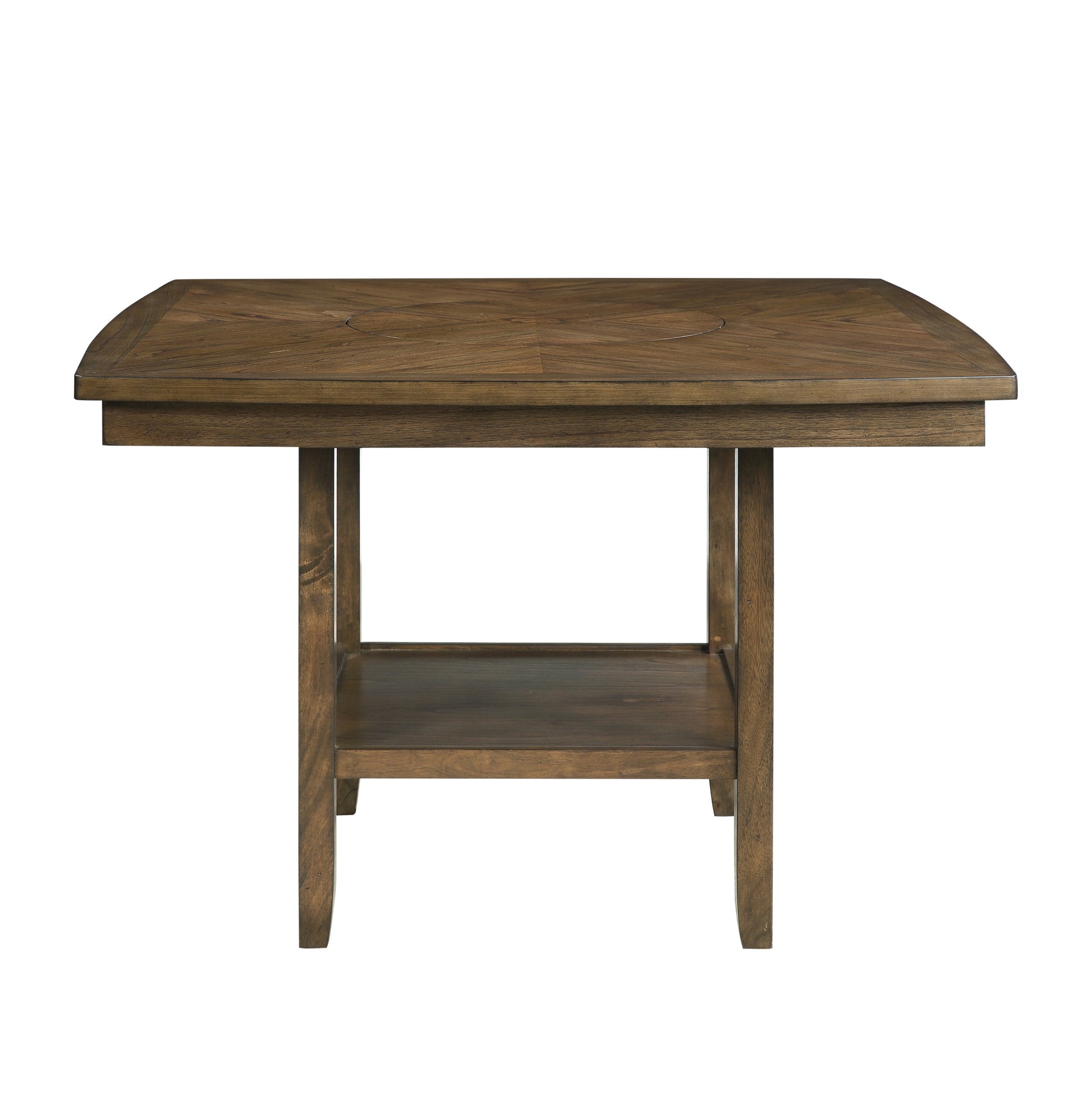 Light Oak Finish 1pc Counter height Table with light oak-dining room-wood