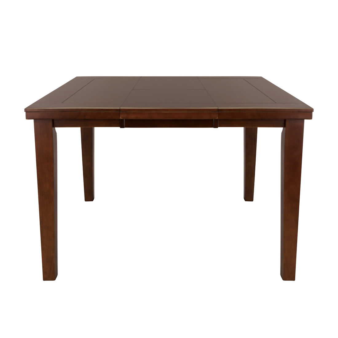 Contemporary Style Dark Oak Finish 1Pc Counter Height Table With Self Storing Butterfly Leaf Dining Room Furniture Brown Mix Dining Room Contemporary Wood