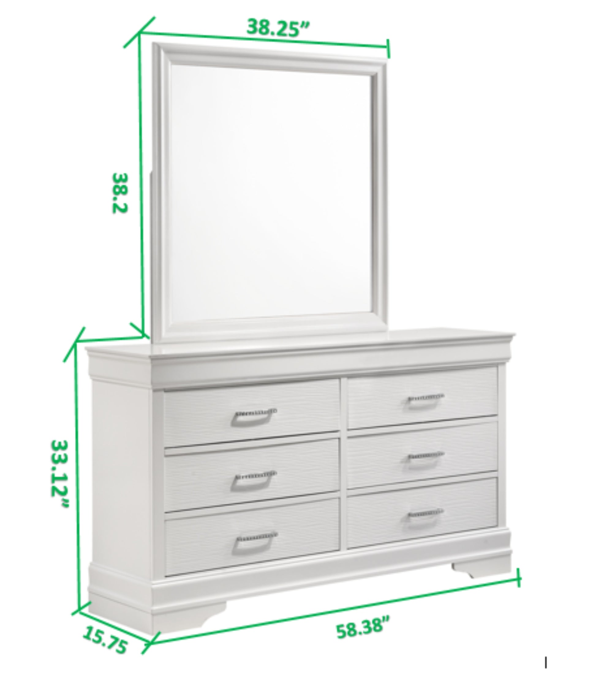 Queen 5 Pc Tufted Upholstery Led Bedroom Set Made With Wood In White Box Spring Required Queen White Wood 5 Piece Set Bedroom Bed Included,Chest Included,Dresser Included,Mirror Included,Nightstand