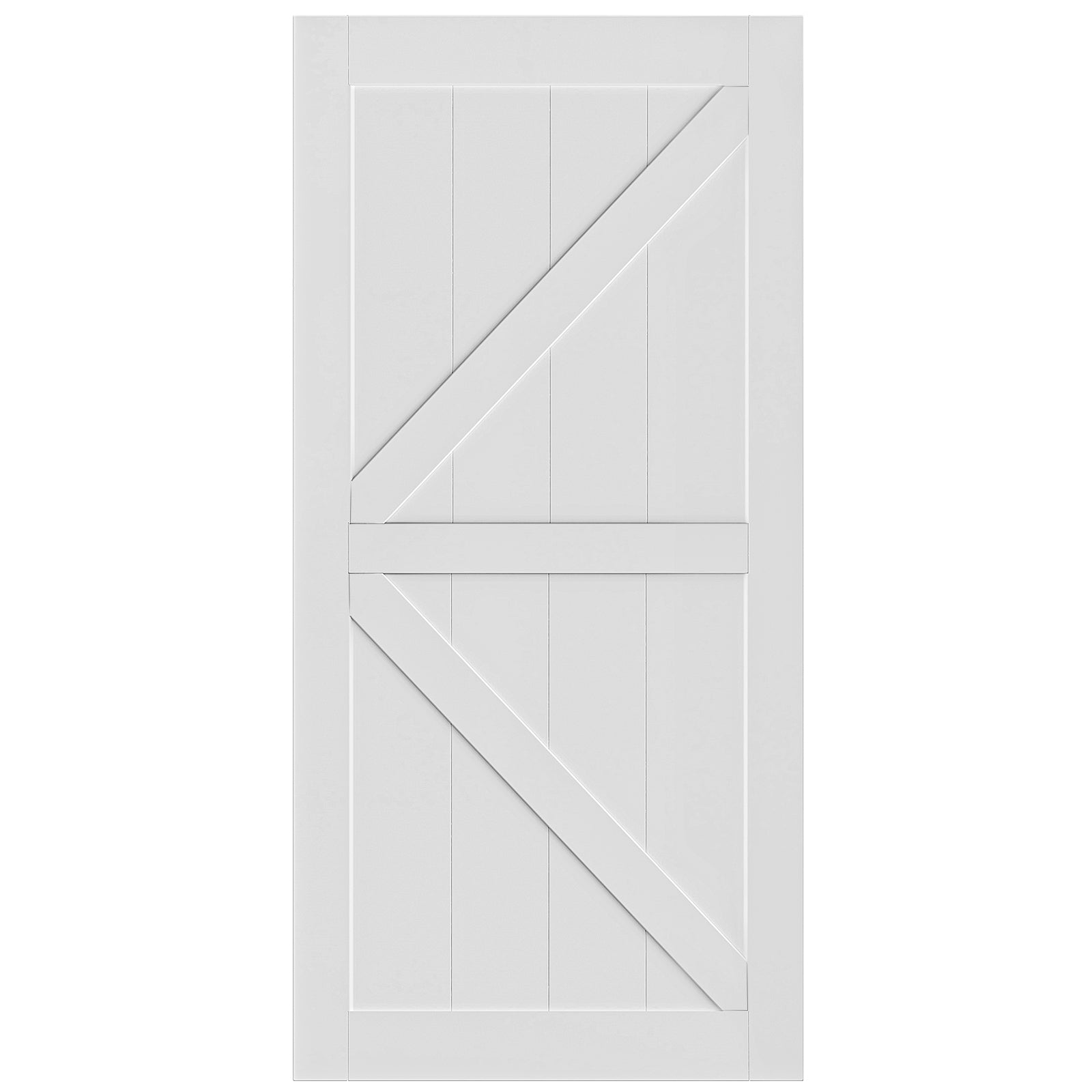 28" x 84" "K" Style Real Primed Door Slab white-mdf
