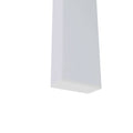 Glass Two Layer Tea Table, Small Round Table, Bedroom Corner Table, Living Room White Side Table White White Glass
